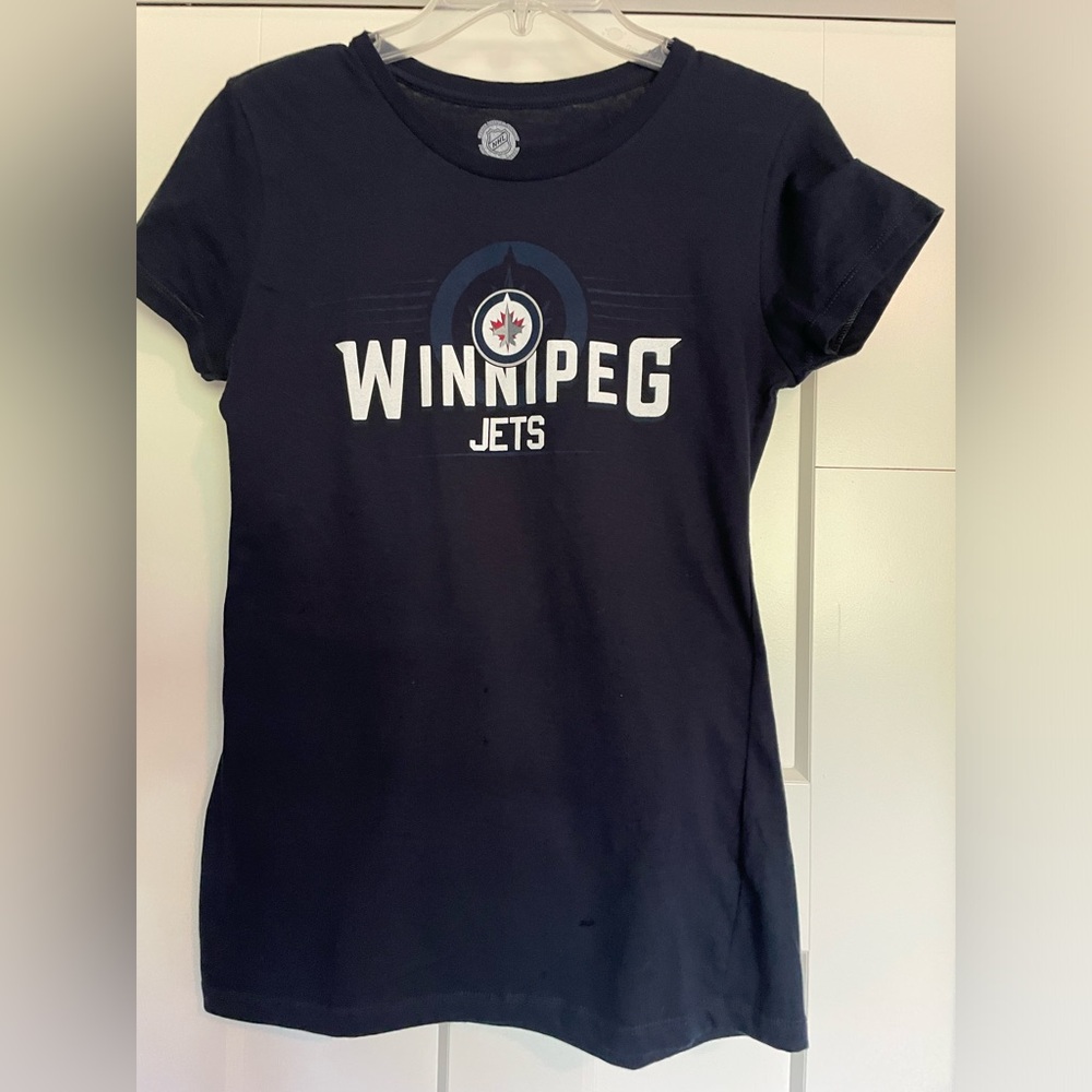 Official NHL Winnipeg Jets Navy T-Shirt